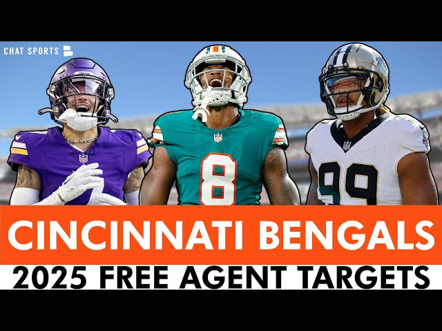 Cincinnati Bengals Free Agent Targets For 2025 NFL Free Agency