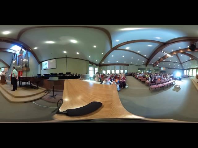 Carl's Baptism in 360 View