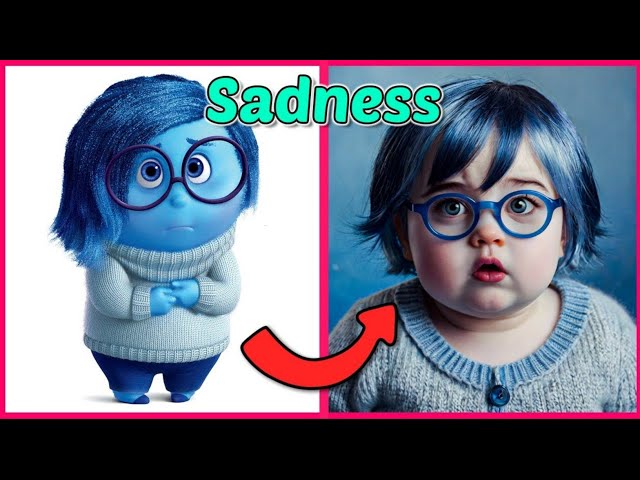 INSIDE OUT 2 Characters Reimagined as Adorable Chubby Babies! 👶✨ | Sadness, Joy, Anxiety, Anger