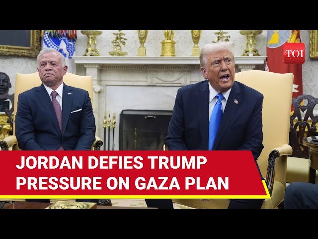 'No Debate, No Discussion': Jordan Roars At Trump; Says 'Gaza Belongs To Palestinians' | Watch