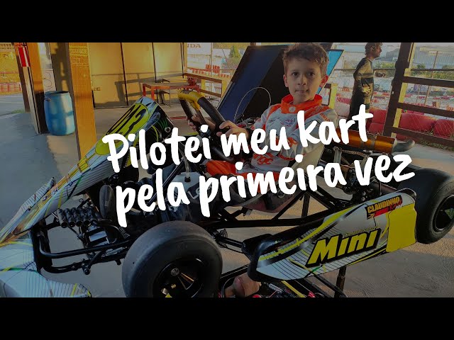 Shakedown do Kart Mini Cadete no Kartódromo da Granja Viana