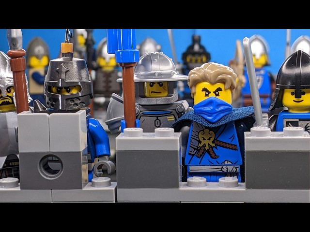 Lego Medieval Battle Castle Siege Kurth VS Traitin. (A Lego Castle Stop Motion Animation) #lego