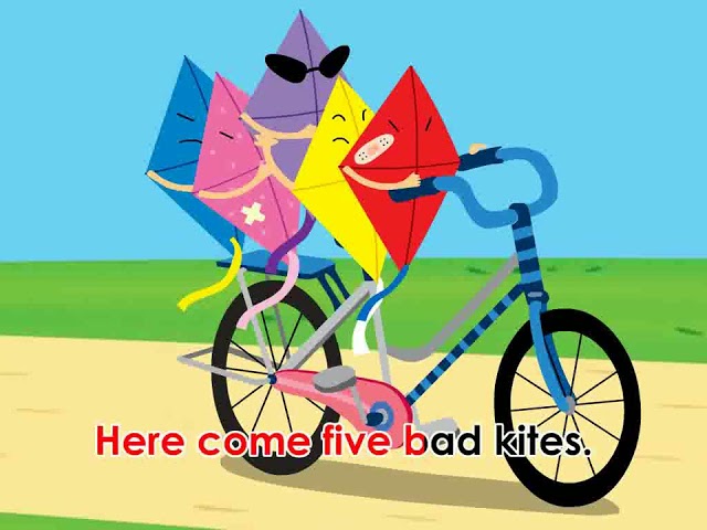 Five Bad Kites l Phonics Song l Long Vowel i l Phonics Monster