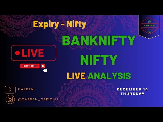 Live Market Analysis 14 - Dec | Nifty & BankNifty Live Scalping | #livestream  #trading  #money