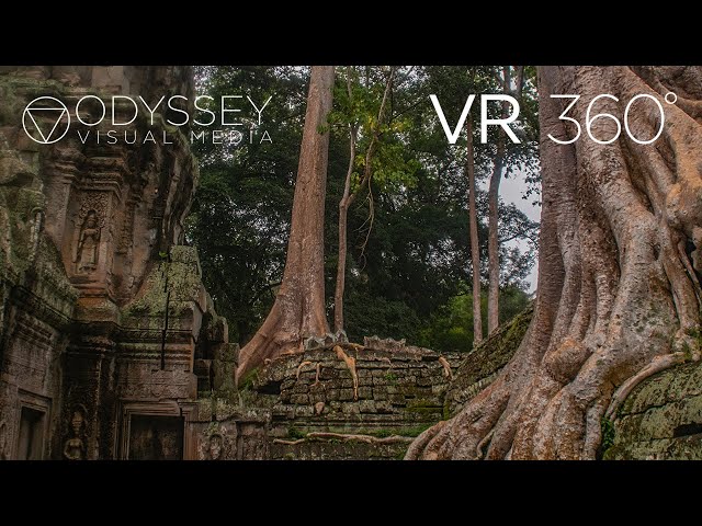 Angkor Wat Virtual Tour | VR 360° Travel Experience | អង្គរវត្ Temple Complex Cambodia កម្ពុជា