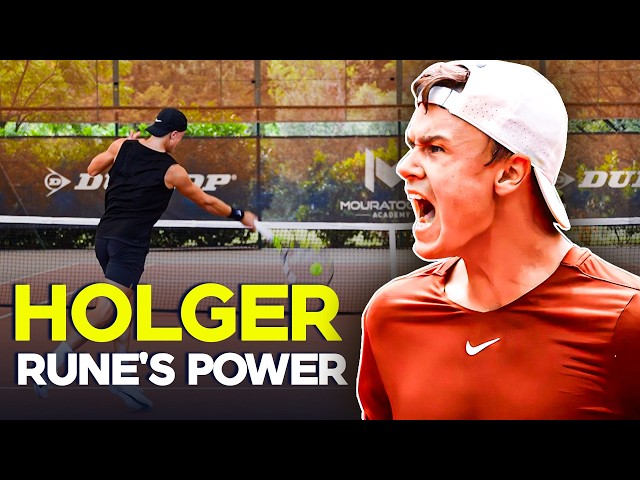 Holger Rune's insane power at court level