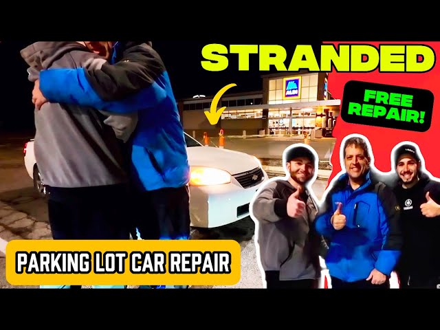 FIXING a Strangers Car in Aldis PARKING LOT!