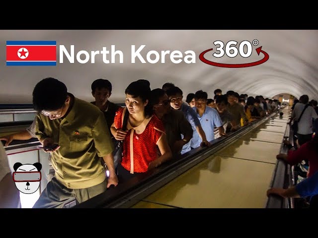 🇰🇵 360° Inside North Korea: Journey Into Pyongyang Metro | Pyongyang, North Korea