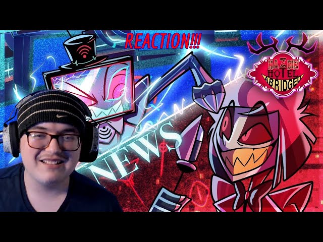 BANGER! - Old News - Hazbin Hotel Abridged (Original Song) REACTION!!!