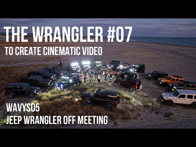 【THE WRANGLER#07】Jeep Wrangler & Gladiator owners all went to the beach!!!That’s awesome!!【ジープラングラー】