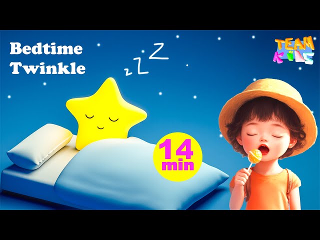 Twinkle Twinkle Little Star for Bedtime  | Team Up Kids Songs