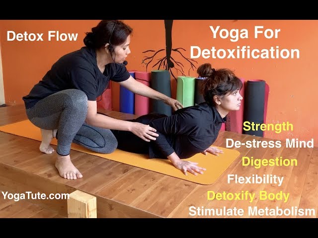 20 Minutes of Detox Yoga Sequence | Destress Mind | Abdominal Health | Yogatute