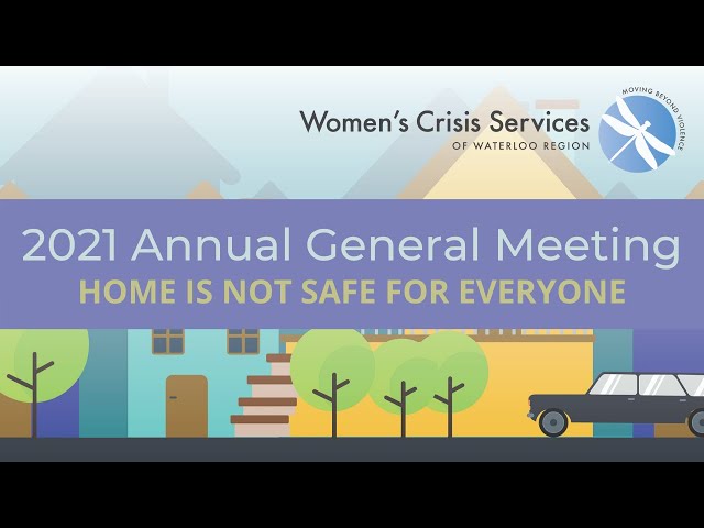 2021 Women's Crisis Services of Waterloo Region AGM