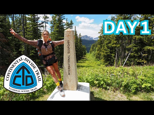 Day 1 hiking from Canada to Mexico | Continental Divide Thru Hike