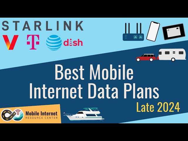 Top Cellular & Starlink Data Plans for RV & Boat Mobile Internet - Verizon, AT&T, T-Mobile