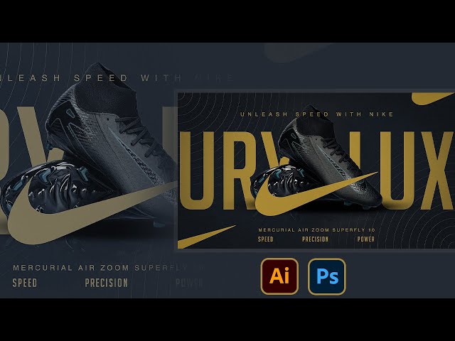 Create a Stunning Nike Boots  Poster in Photoshop | Easy Design Tutorial