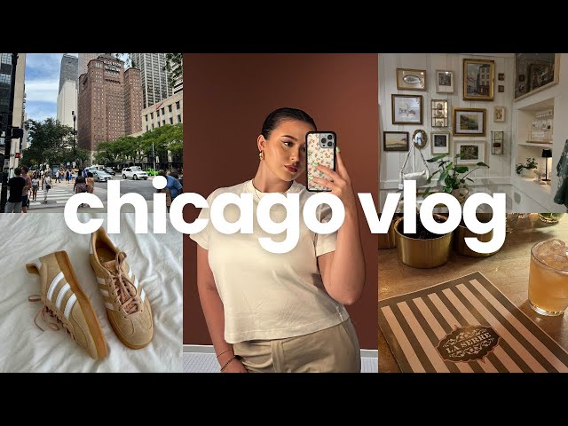 CHICAGO VLOG | exploring wicker park, best thrift stores, aesthetics cafes, fav restaurants & more!