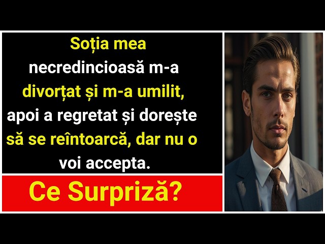 Soția infidelă m a divorțat și m a umilit, apoi și a regretat decizia și vrea să se întoarcă, dar eu