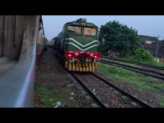 Shahdara Bagh JN Station To Lahore JN Station Journey | Ravi River | Crossing 107 Islamabad Express