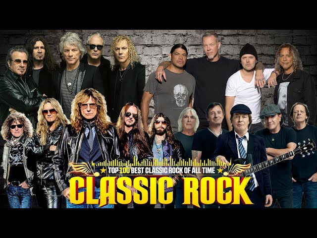 Best Classic Rock Songs 70s 80s 90s 🔥 Guns N' Roses, Aerosmith, Bon Jovi, Metallica, Queen, ACDC