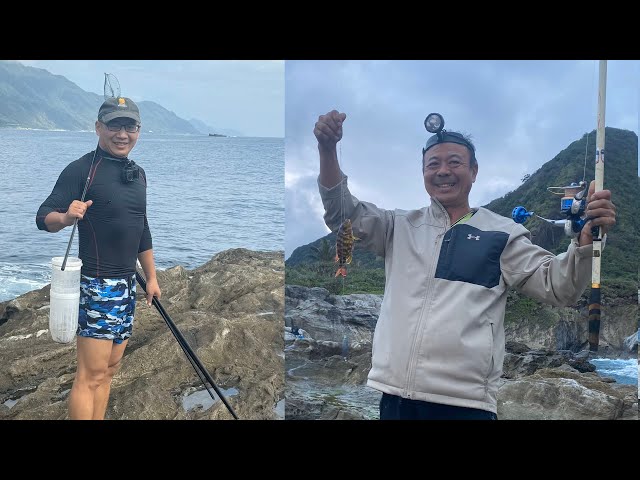 Xu Zhenbing took Zola to explore the fun of fishing, shrimp catching and camping on the seaside