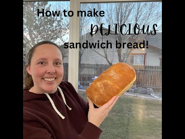 EASY Sandwich Bread Recipe, ONLY SIX Ingredients! WITH BLOOPERS