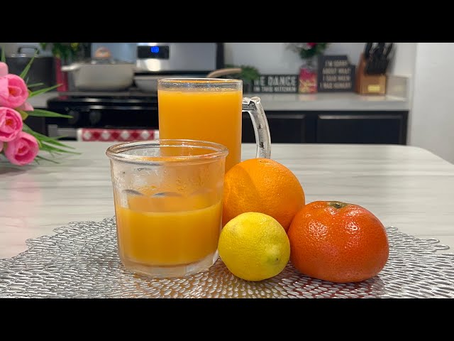 ORANGE JUICE | ORANGE/MANDARIN JUICE | Chi Styles | #orange #mandarin #juice