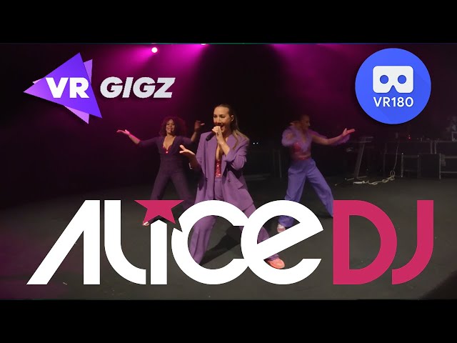 ALICE DEEJAY DJ LIVE "BETTER OFF ALONE / WILL I EVER / CELEBRATE OUR LOVE" 3D 180VR