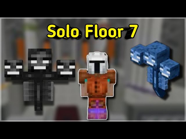 Doing Solo Floor 7 in Fakepixel Skyblock.