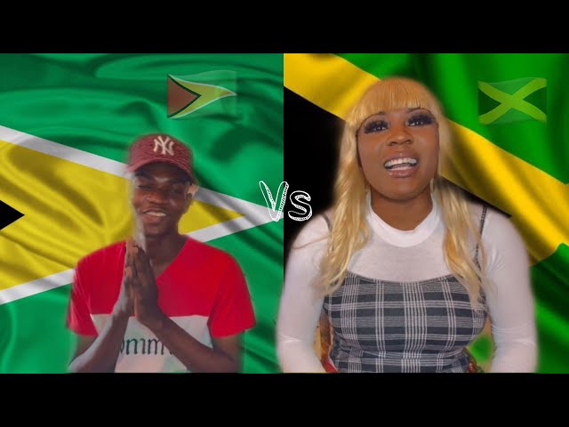 JAMAICAN  VS GUYANESE  ACCENT CHALLENGE