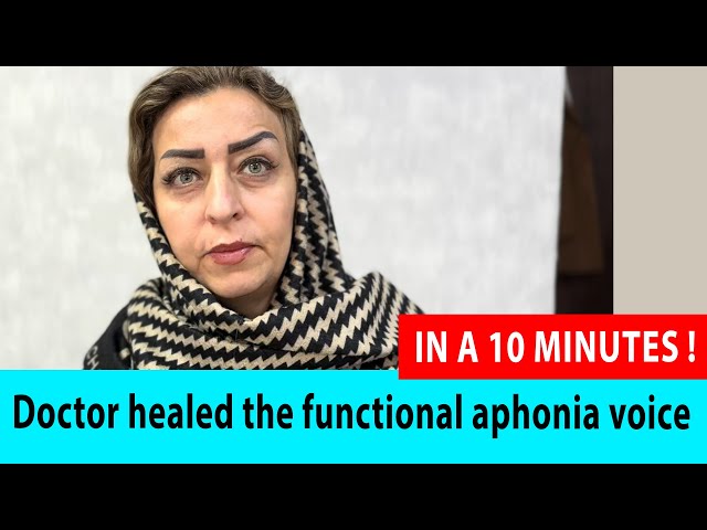 Practical treatment of functional aphonia in 10 minutes!