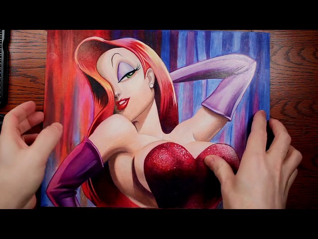 Drawing Jessica Rabbit | How to Draw (speed drawing)