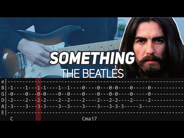 The Beatles - Something (Guitar lesson with TAB)