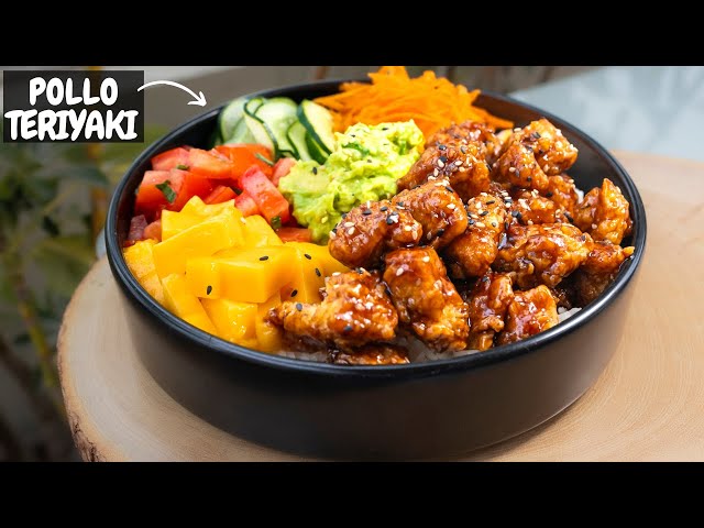 Teriyaki chicken in poke! easy and economical recipe | Abelca