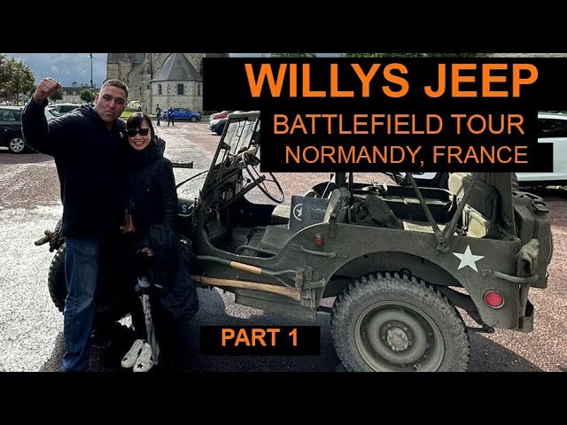 Willys Jeep Battlefield Tour Normandy France/ PART 1/ Band of Brothers Tour 2023/ MB/ GPW/ CJ2A/ CJ5