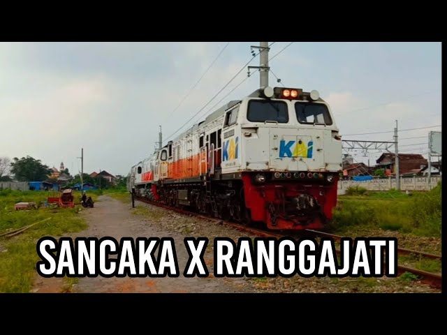 Perpapasan K A || Sanca Masuk & Rangga Keluar Solo Balapan