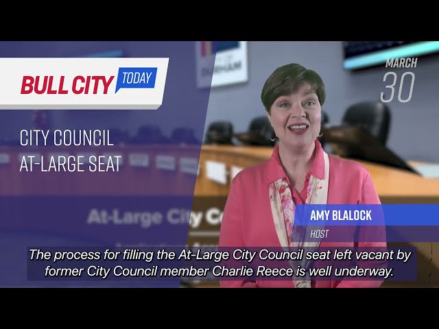 Bull City Today ep. 961 City Council At-Large Seat (March 30, 2022)