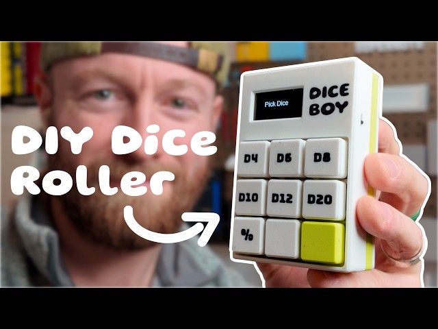 3D printed Arduino dice roller for RPG & tabletop games!