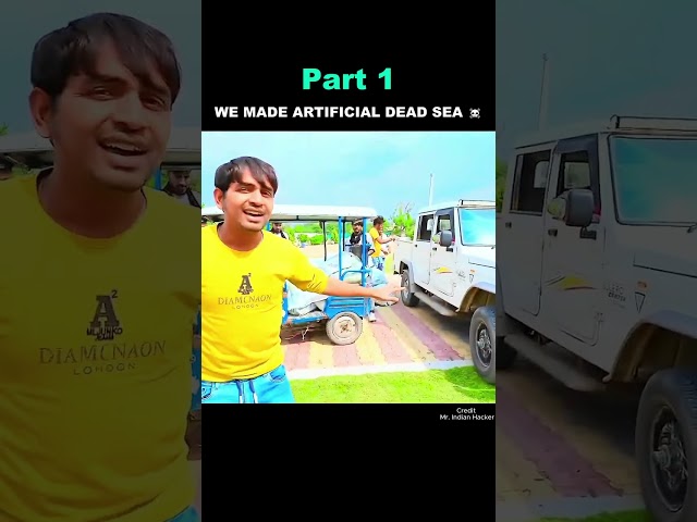 We Made Artificial Ded Sea☠️(Part 1) #shorts #viral #trending #indianhacker