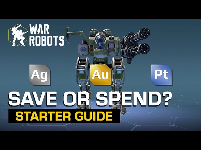 War Robots BEGINNER'S GUIDE #2 🔰 | How to get Silver, Gold and Platinum (Ag, Au & Pt)