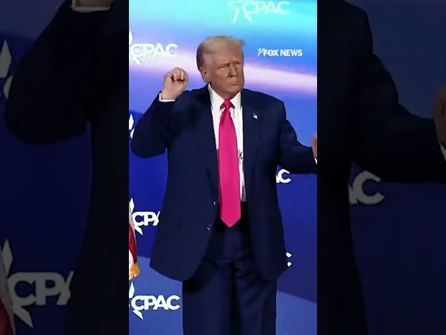 President Trump dances at CPAC. That's it. That's the video.