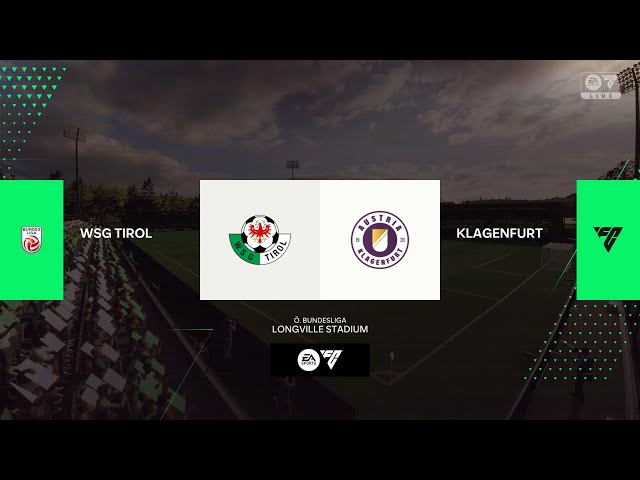 WSG Tirol vs SK Austria Klagenfurt - ADMIRAL Bundesliga - 24th August 2024 Full Match 4K - FC 24