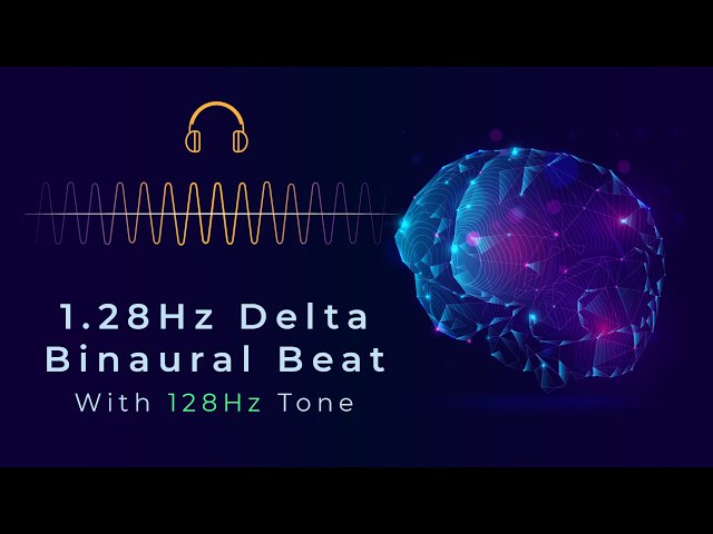 1.28Hz Delta Binaural Beat & 128Hz Frequency | Cellular Healing & Deep Relaxation| ASMR Binaural