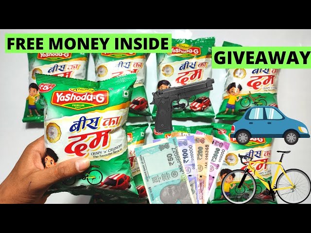 Twenty ka Dum Snacks Free Money Inside Only Rs 5/- | My Snacks Review