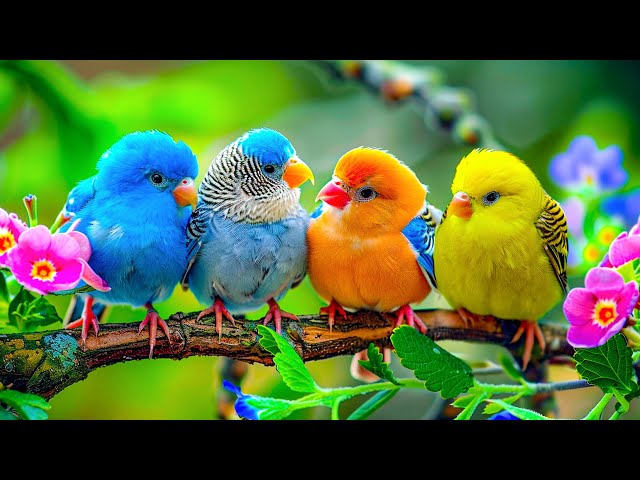 Birds Singing 4K~ Soft Bird Songs Healing Anxiety and Depression🌿 Deep Relaxation for Mind and Body