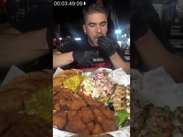 ULTIMATE 10LB SEAFOOD PLATTER CHALLENGE | CRAZY Puerto Rican food! #seafood #eating #foodchallenge