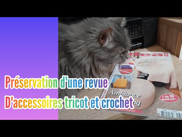 Présentation d'une revue d'accessoires Tricot et Crochet 🥰