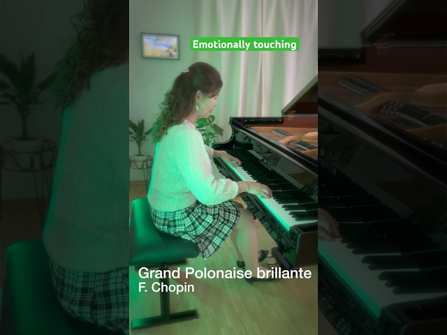 Chopin - Andante spianato in G (Grande polonaise brillante) emotionally touching #shorts