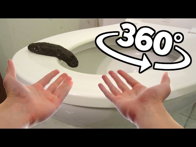 Mind-Blowing Poop Experiment in Toilet VR 360