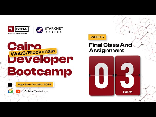 Week 5, Session 3: Further Complex Starknet Contracts & Assignment (GIDAxStarknet Cairo DevBootcamp)